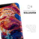 Liquid Abstract Paint V72 - Protective Skin Wrap & Decal – Compatible with iPhone SE to iPhone 17 Pro Max (All Models)