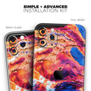Liquid Abstract Paint V72 - Protective Skin Wrap & Decal – Compatible with iPhone SE to iPhone 17 Pro Max (All Models)