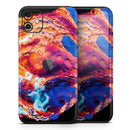 Liquid Abstract Paint V72 - Protective Skin Wrap & Decal – Compatible with iPhone SE to iPhone 17 Pro Max (All Models)