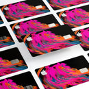 Liquid Abstract Paint V73 - Premium Protective Decal Skin-Kit for the Apple Credit Card