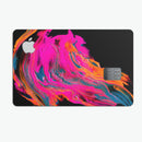Liquid Abstract Paint V73 - Premium Protective Decal Skin-Kit for the Apple Credit Card