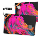 Liquid Abstract Paint V73 - Premium Protective Decal Skin-Kit for the Apple Credit Card