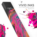 Liquid Abstract Paint V73 - Premium Decal Protective Skin-Wrap Sticker compatible with the Juul Labs vaping device