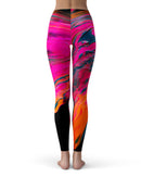 Liquid Abstract Paint V73 - All Over Print Womens Leggings / Yoga or Workout Pants
