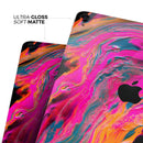 Liquid Abstract Paint V73 - Full Body Skin Decal for the Apple iPad Pro 12.9", 11", 10.5", 9.7", Air or Mini (All Models Available)