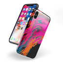 Liquid Abstract Paint V73 - iPhone X Swappable Hybrid Case