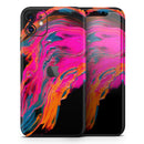 Liquid Abstract Paint V73 - Protective Skin Wrap & Decal – Compatible with iPhone SE to iPhone 17 Pro Max (All Models)