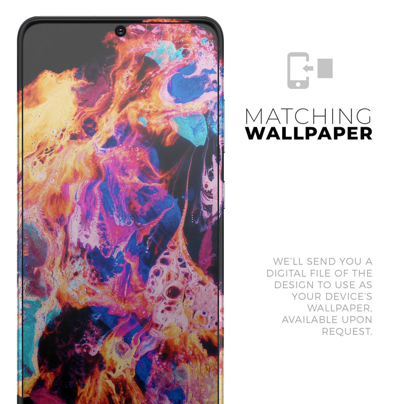 Liquid Abstract Paint V74 - Skin-Kit for the Samsung Galaxy S-Series S20, S20 Plus, S20 Ultra , S10 & others (All Galaxy Devices Available)