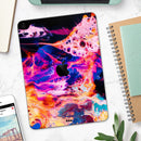 Liquid Abstract Paint V74 - Full Body Skin Decal for the Apple iPad Pro 12.9", 11", 10.5", 9.7", Air or Mini (All Models Available)