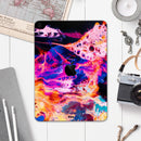 Liquid Abstract Paint V74 - Full Body Skin Decal for the Apple iPad Pro 12.9", 11", 10.5", 9.7", Air or Mini (All Models Available)