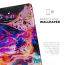 Liquid Abstract Paint V74 - Full Body Skin Decal for the Apple iPad Pro 12.9", 11", 10.5", 9.7", Air or Mini (All Models Available)