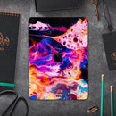 Liquid Abstract Paint V74 - Full Body Skin Decal for the Apple iPad Pro 12.9", 11", 10.5", 9.7", Air or Mini (All Models Available)