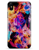 Liquid Abstract Paint V74 - iPhone X Clipit Case