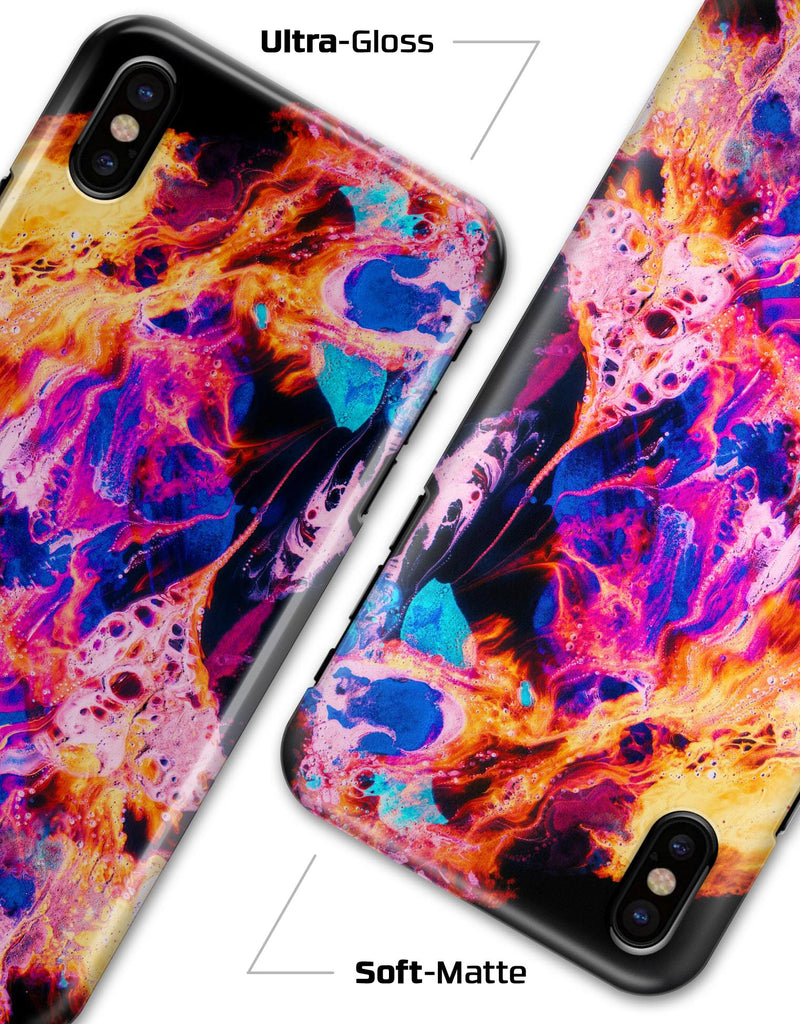 Liquid Abstract Paint V74 - iPhone X Clipit Case
