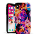 Liquid Abstract Paint V74 - iPhone X Swappable Hybrid Case