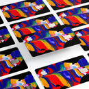 Liquid Abstract Paint V75 - Premium Protective Decal Skin-Kit for the Apple Credit Card