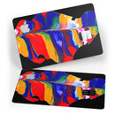 Liquid Abstract Paint V75 - Premium Protective Decal Skin-Kit for the Apple Credit Card