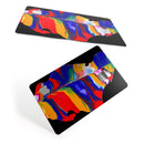 Liquid Abstract Paint V75 - Premium Protective Decal Skin-Kit for the Apple Credit Card