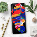 Liquid Abstract Paint V75 - Skin-Kit for the Samsung Galaxy S-Series S20, S20 Plus, S20 Ultra , S10 & others (All Galaxy Devices Available)
