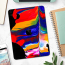 Liquid Abstract Paint V75 - Full Body Skin Decal for the Apple iPad Pro 12.9", 11", 10.5", 9.7", Air or Mini (All Models Available)