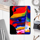 Liquid Abstract Paint V75 - Full Body Skin Decal for the Apple iPad Pro 12.9", 11", 10.5", 9.7", Air or Mini (All Models Available)