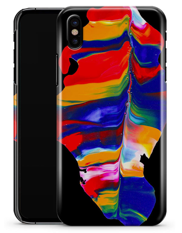 Liquid Abstract Paint V75 - iPhone X Clipit Case