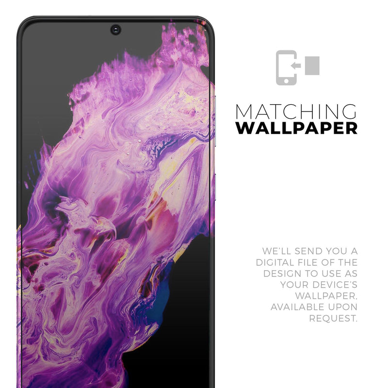 Liquid Abstract Paint V76 - Skin-Kit for the Samsung Galaxy S-Series S20, S20 Plus, S20 Ultra , S10 & others (All Galaxy Devices Available)