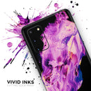 Liquid Abstract Paint V76 - Skin-Kit for the Samsung Galaxy S-Series S20, S20 Plus, S20 Ultra , S10 & others (All Galaxy Devices Available)