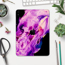 Liquid Abstract Paint V76 - Full Body Skin Decal for the Apple iPad Pro 12.9", 11", 10.5", 9.7", Air or Mini (All Models Available)