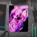 Liquid Abstract Paint V76 - Full Body Skin Decal for the Apple iPad Pro 12.9", 11", 10.5", 9.7", Air or Mini (All Models Available)