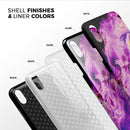 Liquid Abstract Paint V76 - iPhone X Swappable Hybrid Case