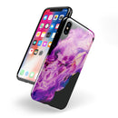 Liquid Abstract Paint V76 - iPhone X Swappable Hybrid Case