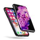 Liquid Abstract Paint V76 - iPhone X Swappable Hybrid Case