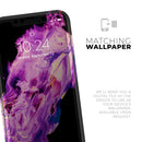 Liquid Abstract Paint V76 - Protective Skin Wrap & Decal – Compatible with iPhone SE to iPhone 17 Pro Max (All Models)
