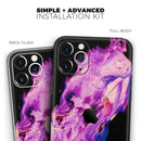 Liquid Abstract Paint V76 - Protective Skin Wrap & Decal – Compatible with iPhone SE to iPhone 17 Pro Max (All Models)