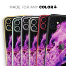 Liquid Abstract Paint V76 - Protective Skin Wrap & Decal – Compatible with iPhone SE to iPhone 17 Pro Max (All Models)