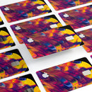 Liquid Abstract Paint V78 - Premium Protective Decal Skin-Kit for the Apple Credit Card
