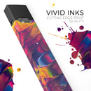 Liquid Abstract Paint V78 - Premium Decal Protective Skin-Wrap Sticker compatible with the Juul Labs vaping device