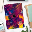 Liquid Abstract Paint V78 - Full Body Skin Decal for the Apple iPad Pro 12.9", 11", 10.5", 9.7", Air or Mini (All Models Available)