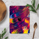 Liquid Abstract Paint V78 - Full Body Skin Decal for the Apple iPad Pro 12.9", 11", 10.5", 9.7", Air or Mini (All Models Available)