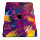 Liquid Abstract Paint V78 - Full Body Skin Decal for the Apple iPad Pro 12.9", 11", 10.5", 9.7", Air or Mini (All Models Available)
