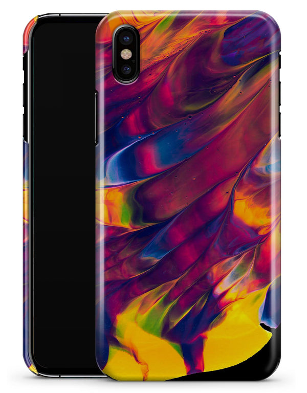 Liquid Abstract Paint V78 - iPhone X Clipit Case