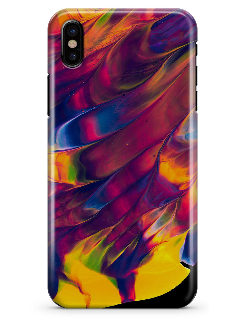 Liquid Abstract Paint V78 - iPhone X Clipit Case