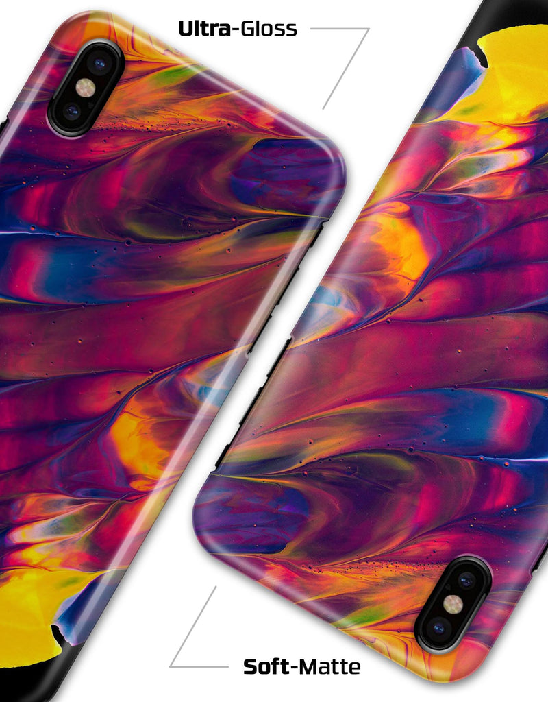 Liquid Abstract Paint V78 - iPhone X Clipit Case