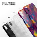 Liquid Abstract Paint V78 - iPhone X Swappable Hybrid Case