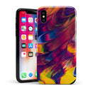Liquid Abstract Paint V78 - iPhone X Swappable Hybrid Case