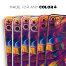 Liquid Abstract Paint V78 - Protective Skin Wrap & Decal – Compatible with iPhone SE to iPhone 17 Pro Max (All Models)