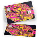 Liquid Abstract Paint V79 - Premium Protective Decal Skin-Kit for the Apple Credit Card