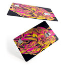 Liquid Abstract Paint V79 - Premium Protective Decal Skin-Kit for the Apple Credit Card