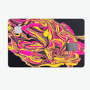 Liquid Abstract Paint V79 - Premium Protective Decal Skin-Kit for the Apple Credit Card